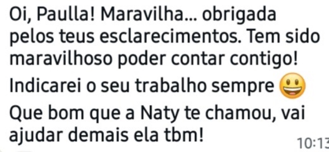 Depoimento de aluna 7