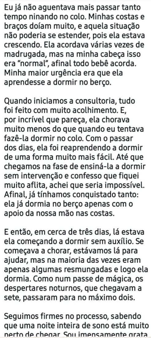 Depoimento de aluna 10
