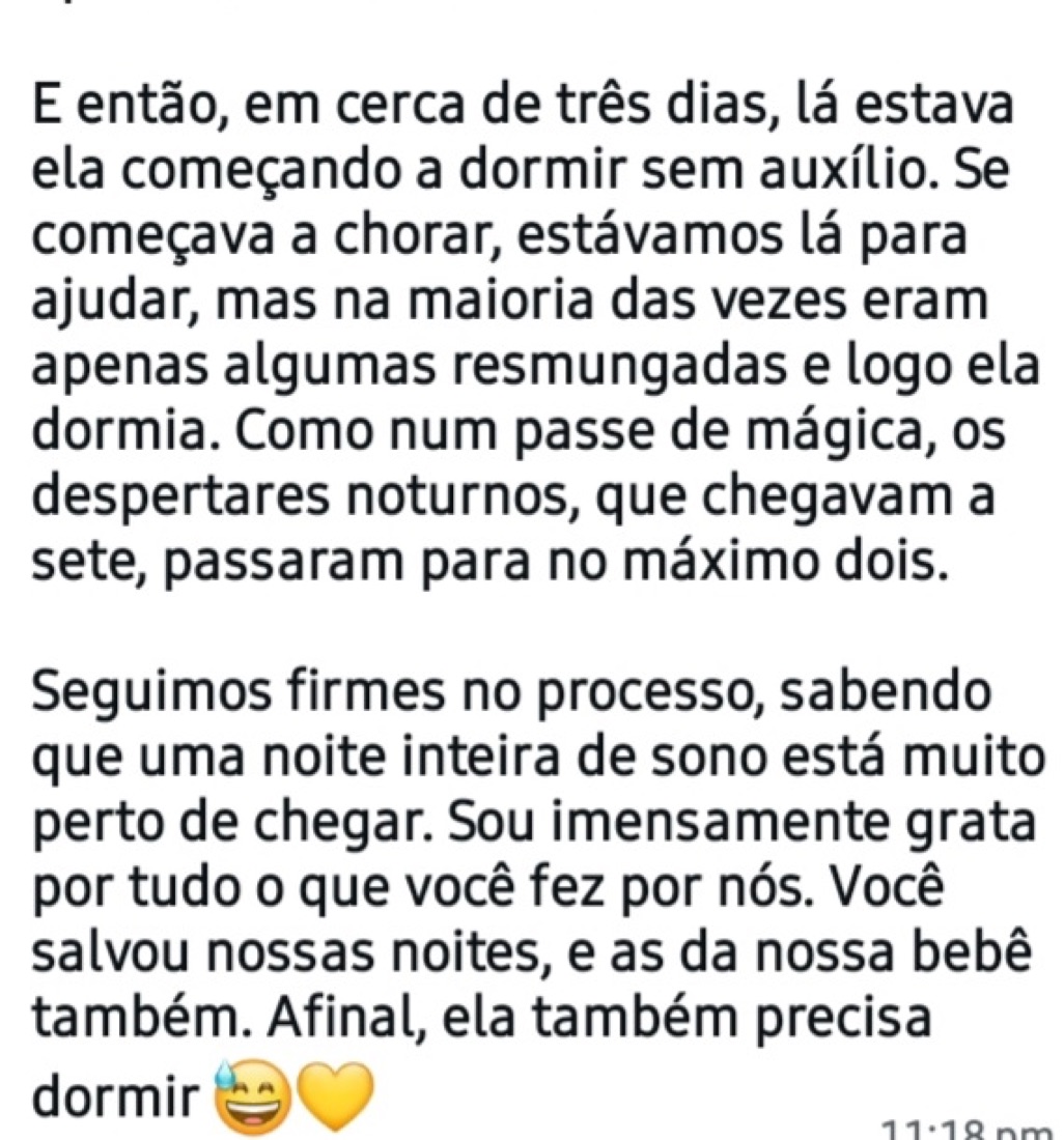 Depoimento de aluna 12