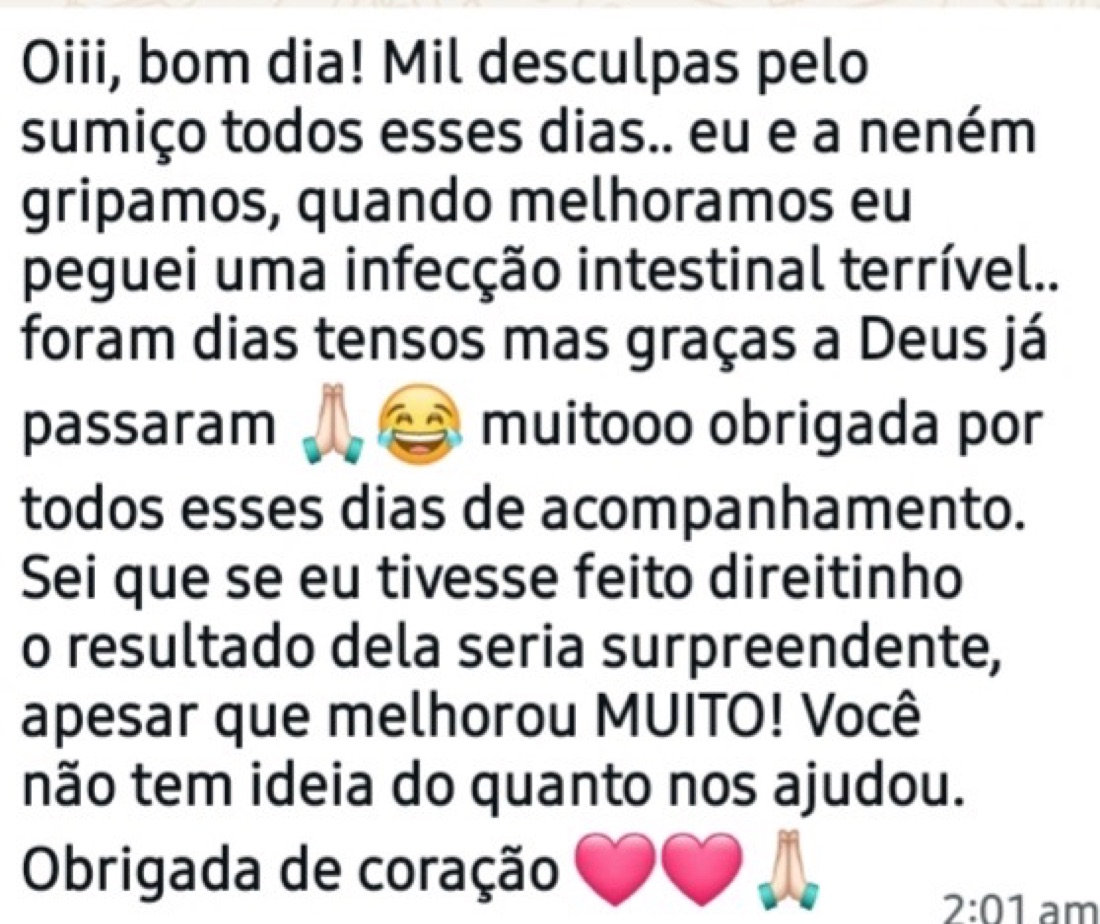 Depoimento de aluna 13