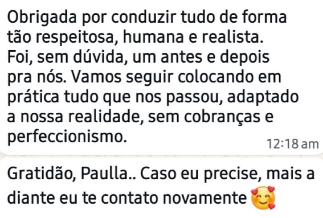 Depoimento de aluna 21