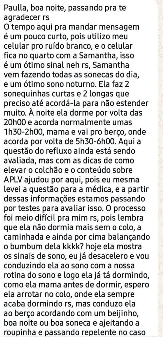 Depoimento de aluna 11